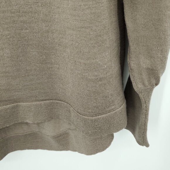 Emu Australia 100% Merino Wool Lightweight Scoop Neck Sweater Top L Tan - Picture 8 of 15